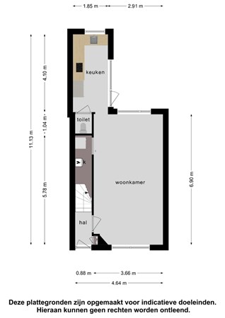 Plattegrond - Korenbloemstraat 4, 4537 ST Terneuzen - begane grond.jpg